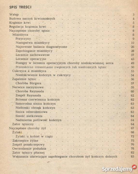 Choroby naczyń krwionośnych Książki naukowe i popularnonaukowe Oświęcim
