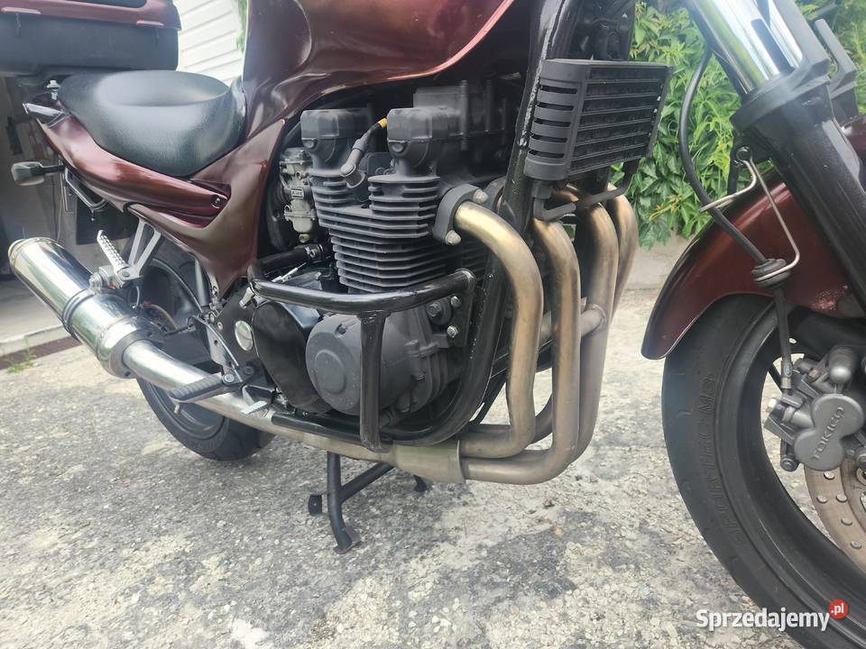 Kawasaki ZR7 750 regulowane zawieszenie kufer Warszawa