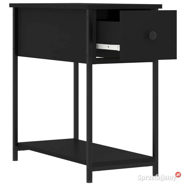 Szafka nocna czarna 30x60x60 materiał Nocne Warszawa