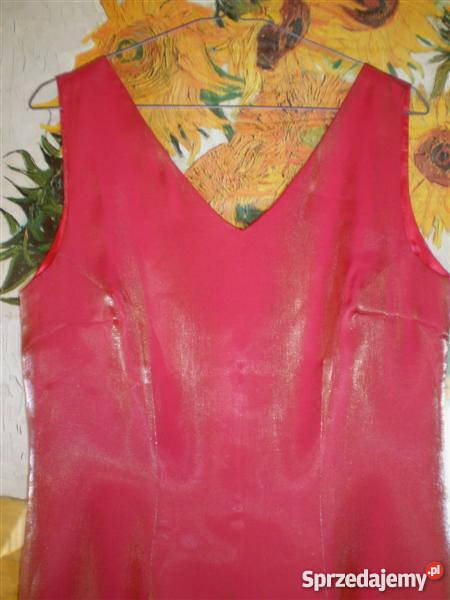 Sukienka koktajlowa M różowy Warszawa