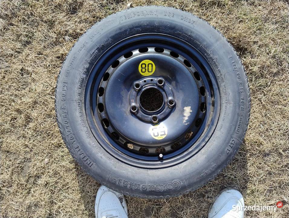 Sprzedam koło dojazdowe 15 bmw Pozostałe Ciechanów