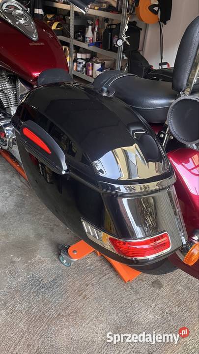 Kufry do Hondy VTX 1300 że stelażami Ostrów Wielkopolski