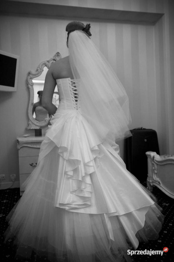 suknię ślubną CYMBELINE CARUSO r 3840 ecru Moda i Styl Warszawa