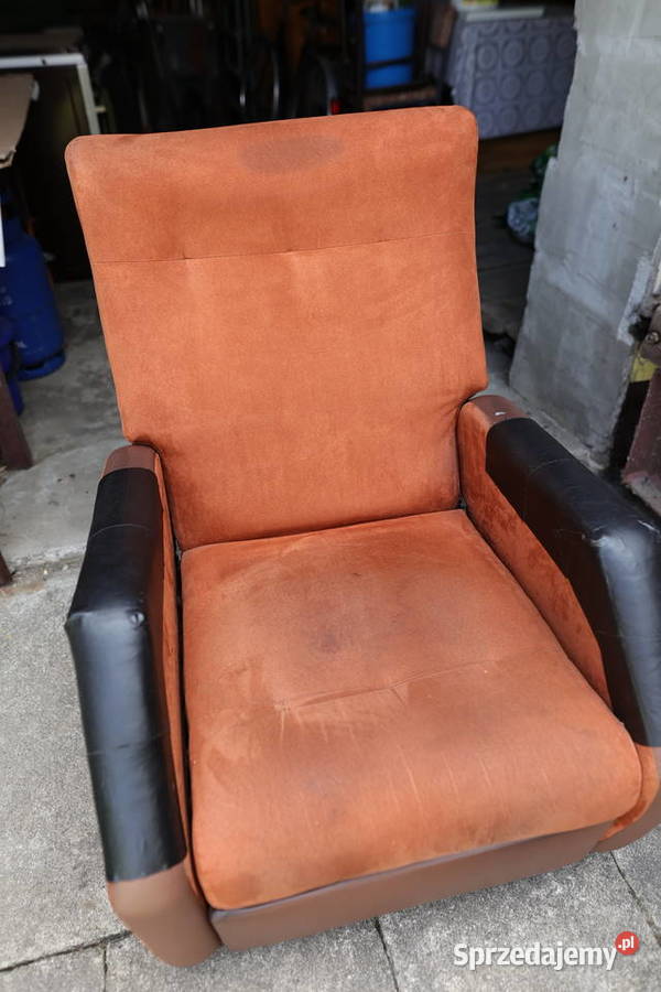 Fotel wypoczynkowy rozkładany RELAKS na kółkach