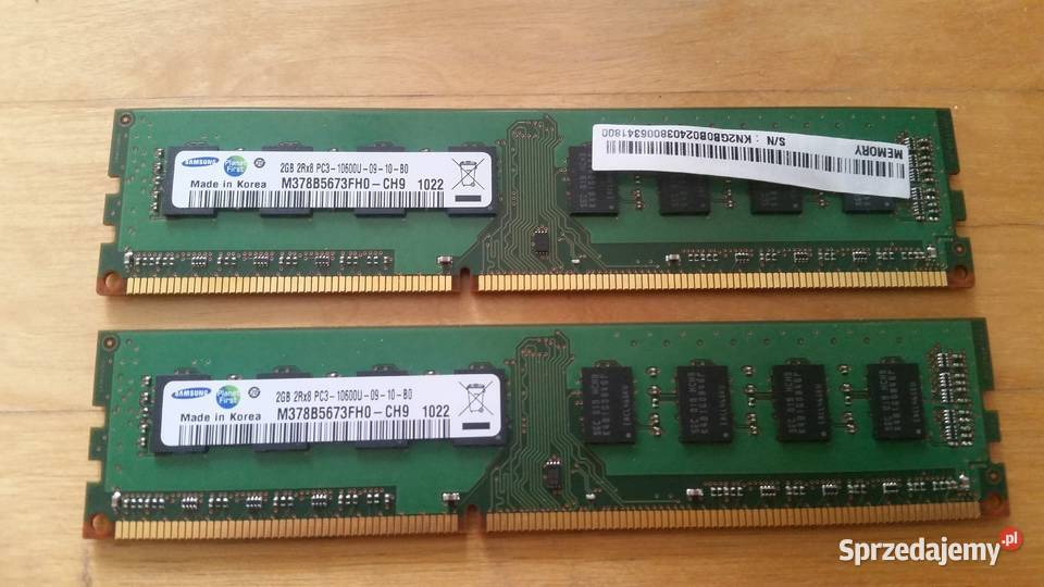 Pamięć RAM DDR3 4 GB 2x2 Samsung