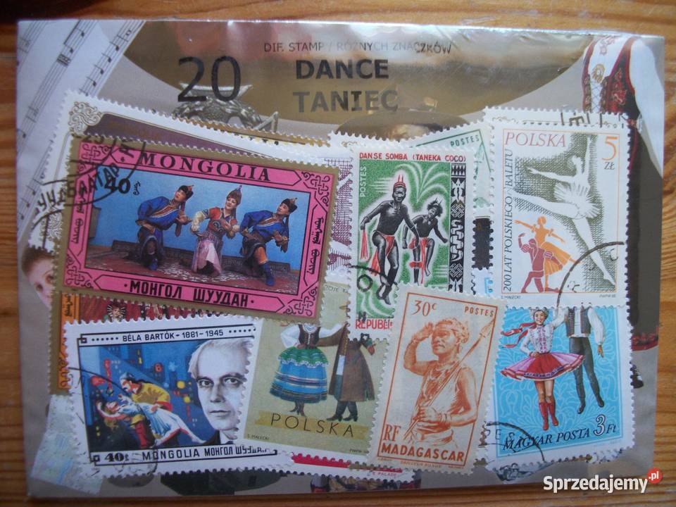 zestaw 20 znaczków Taniec Przemyśl sprzedam