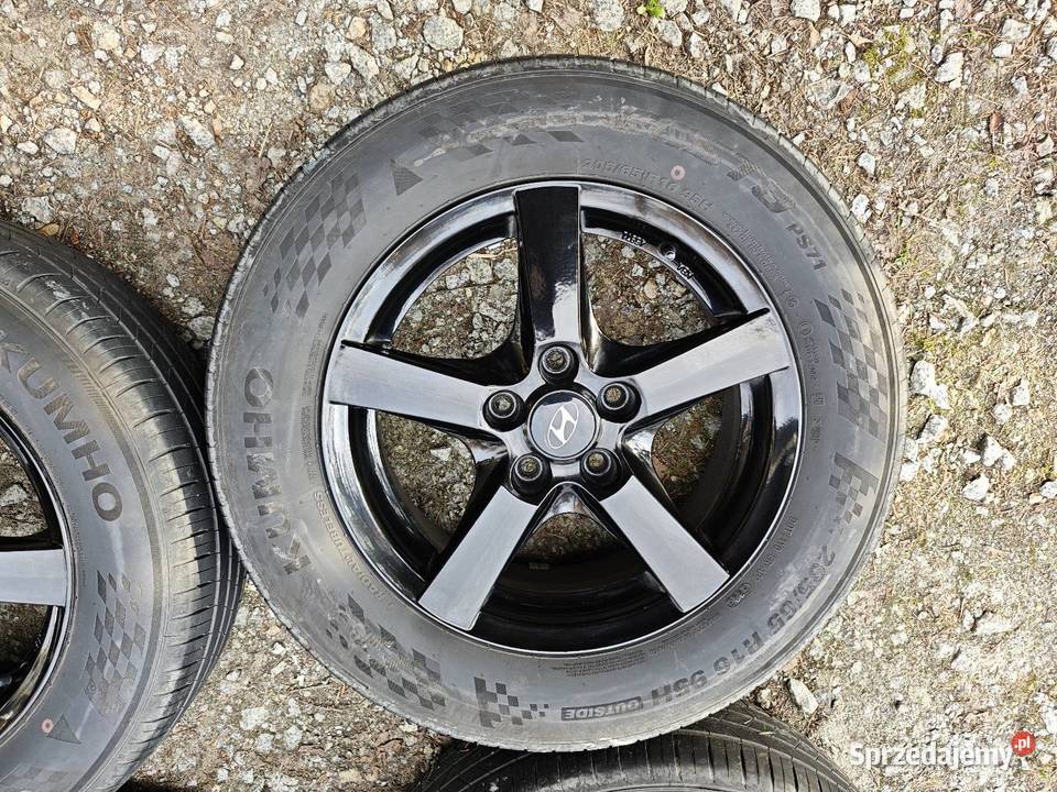 Koła felgi aluminiowe 16 5x1143 Hyundai opony Samochodowe