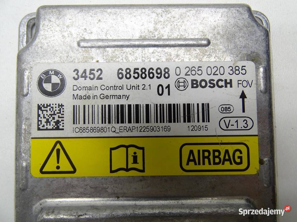 MODUŁ STEROWNIK AIRBAG PODUSZEK POWIETRZNYCH
