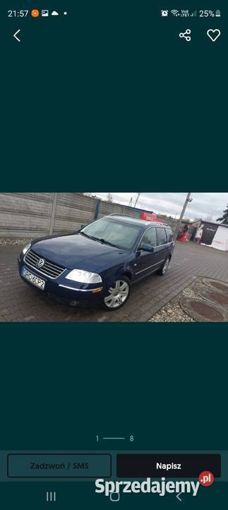 Sprzedam VW passat B5 kombi fl Rok produkcji 2001 Skoczów sprzedam