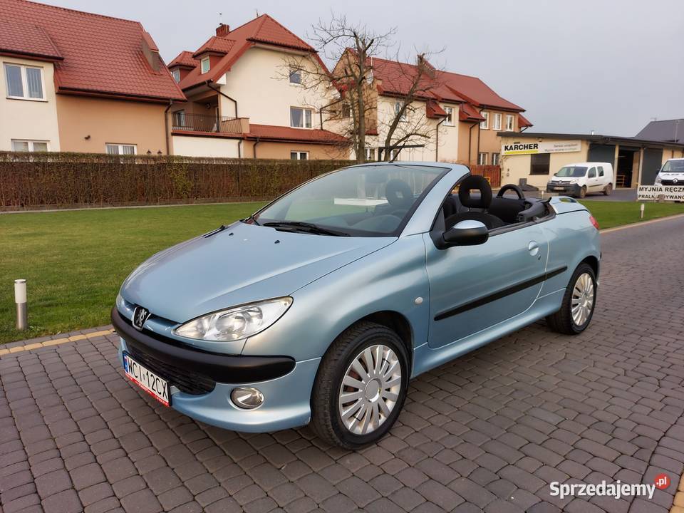 Peugeot 206 CC niski przebieg FV23 benzyna Glinojeck