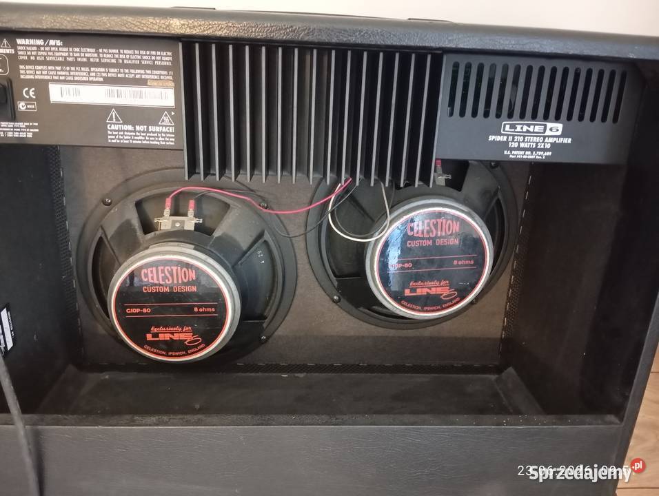 Wzmacniacz gitarowy 120W Line 6 z efektami Ciekoty