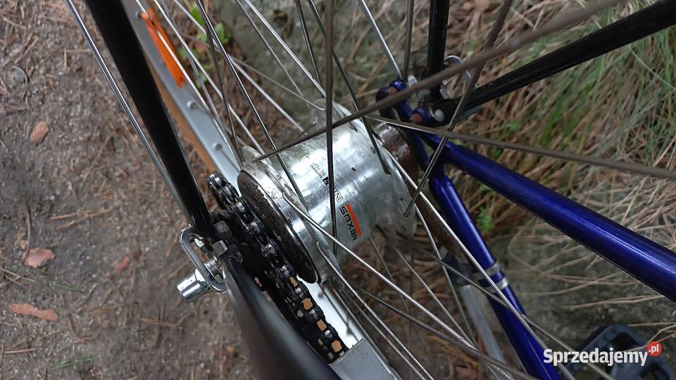 Rower Miejski Damski Bikes Damka 7 biegów Nexus Wołów