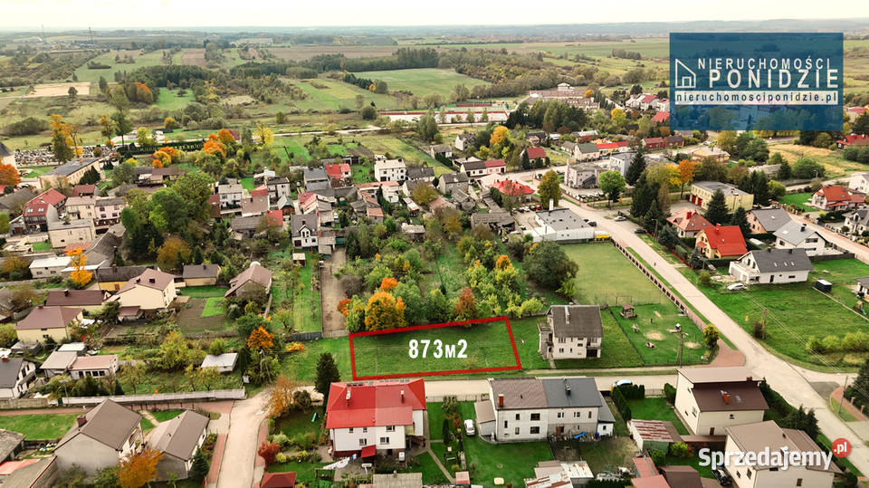 Działka budowlana 873 m2 Pierzchnica