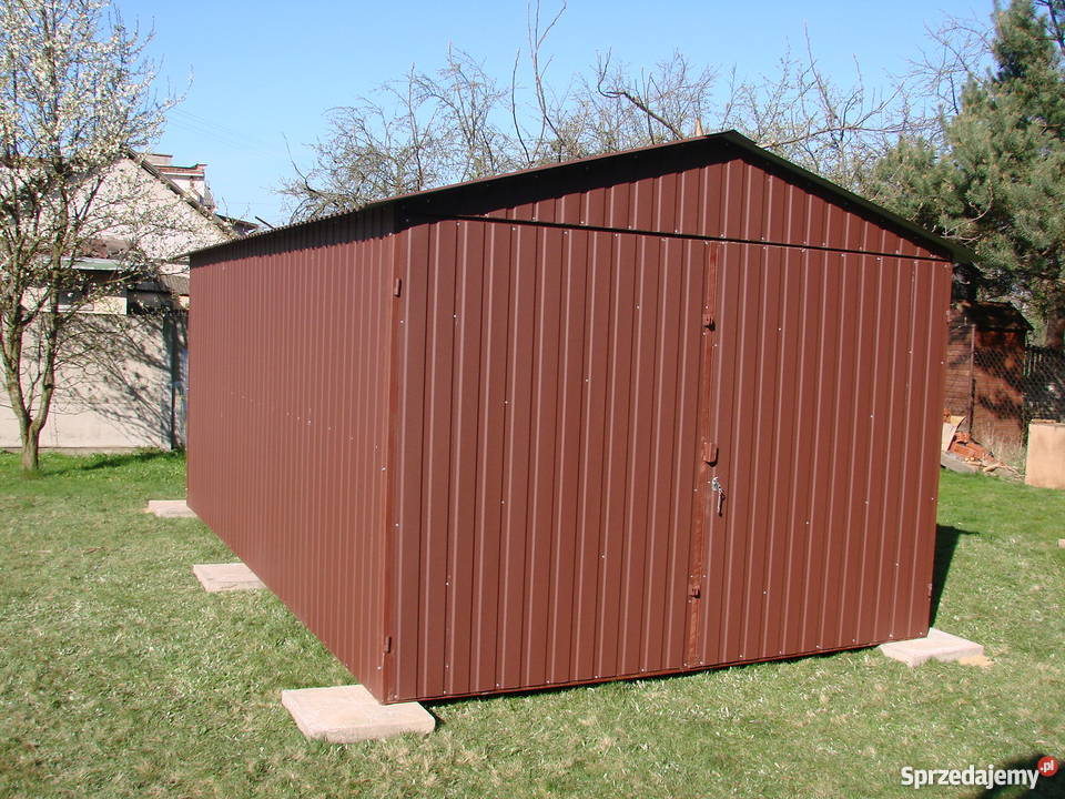 Garaze blaszaki transport montaz raty 15m2 Garaże i miejsca postojowe Szydłów