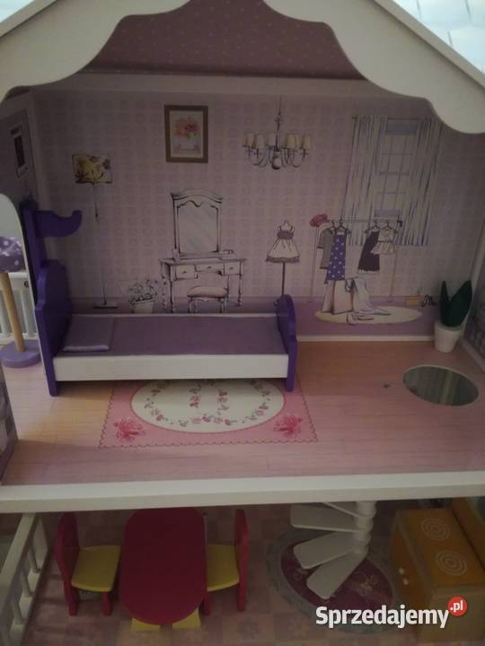 Domek lalek duzy z garażem Pozostałe mazowieckie Sochaczew