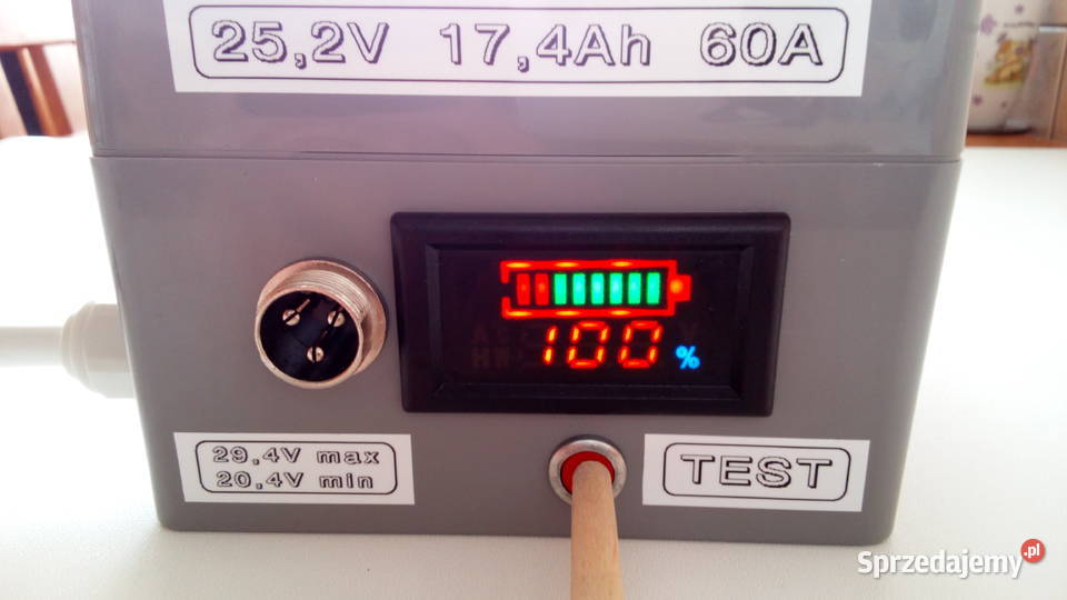 Bateria 24v 174Ah liion z miernikiem ładowarka Warszawa sprzedam