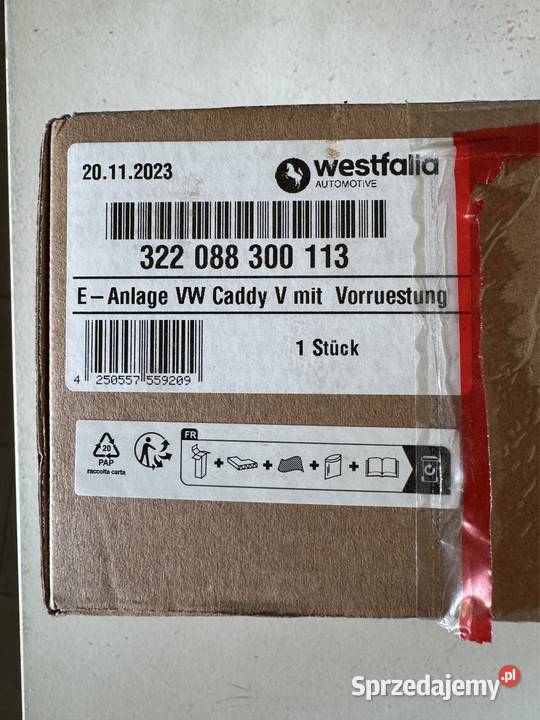 Wiązka haka holowniczego Westfalia 322088300113 Wrocław