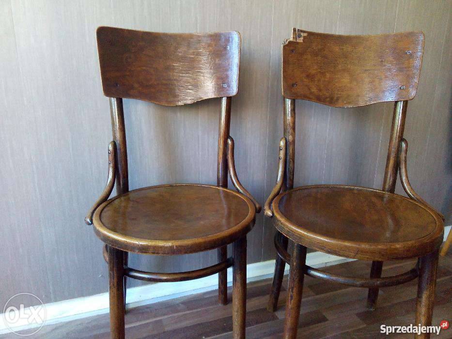 Thonetdwa gięte krzesła Thonet Vintage Retro lubelskie