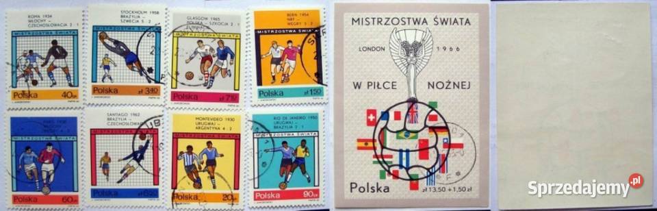 Znaczki polskie 1966 kasowane łódzkie