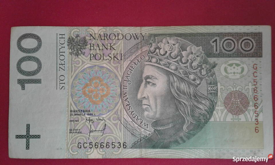 Banknot kolekcjonerski magiczny serii 6661 wielkopolskie Konin