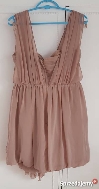 Nowa sukienka HM Anja Rubik XL 42 falbany gorset Szczecin