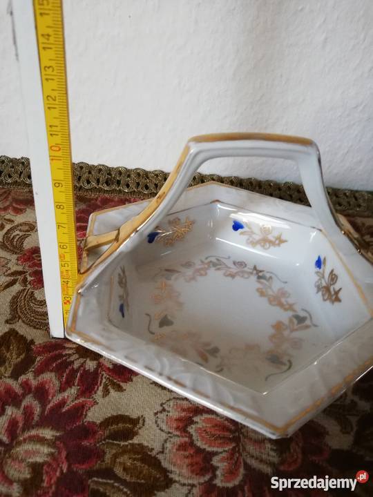 Stara porcelana koszyczek patera Ropa