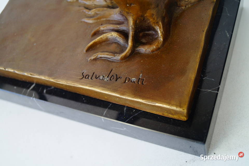Figura z brązu rzeźba wg Salvador Dali zegar Gizałki