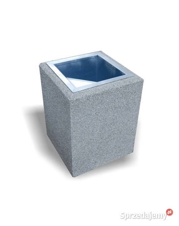 Kosz beton płukany z wkładem parkowy miejski 50L Toruń sprzedam