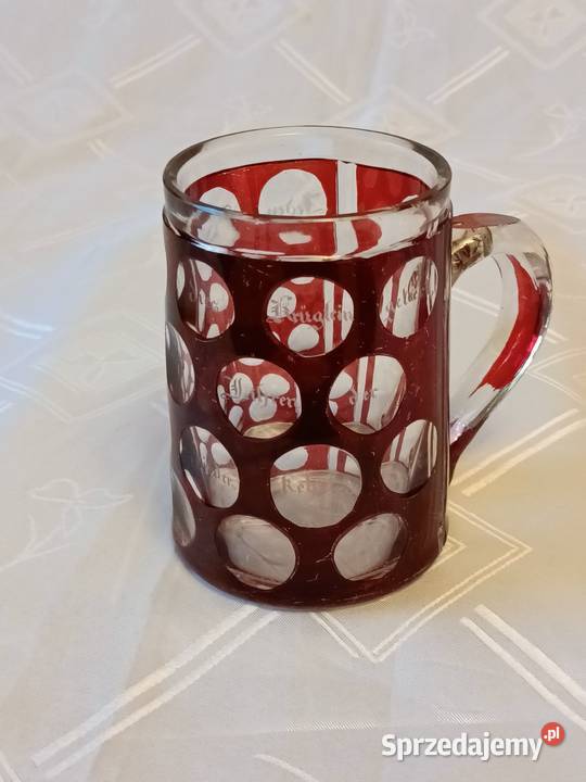 Pięknie oszlifowane stary kufel Gliwice