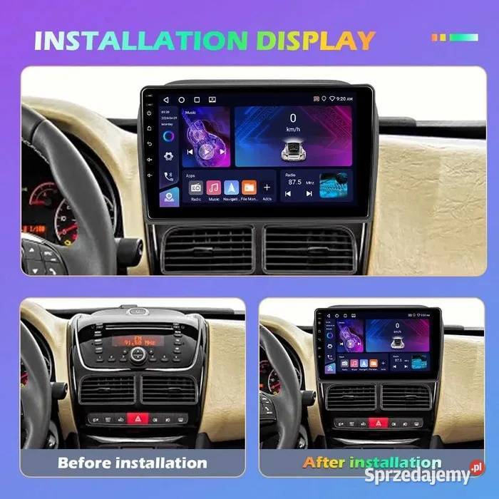 Radio Android 13 Fiat Doblo 1015r Opel Combo Ożarowice
