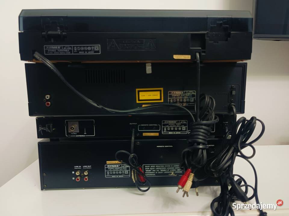 Wieża Vintage Fisher CRE890 FM890 DAC205 MT250 Wieże i miniwieże dolnośląskie Zgorzelec