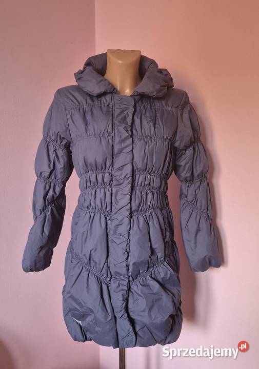 Płaszczyk dziewczęcy niebiesko liliowy rozmiar Brzesko