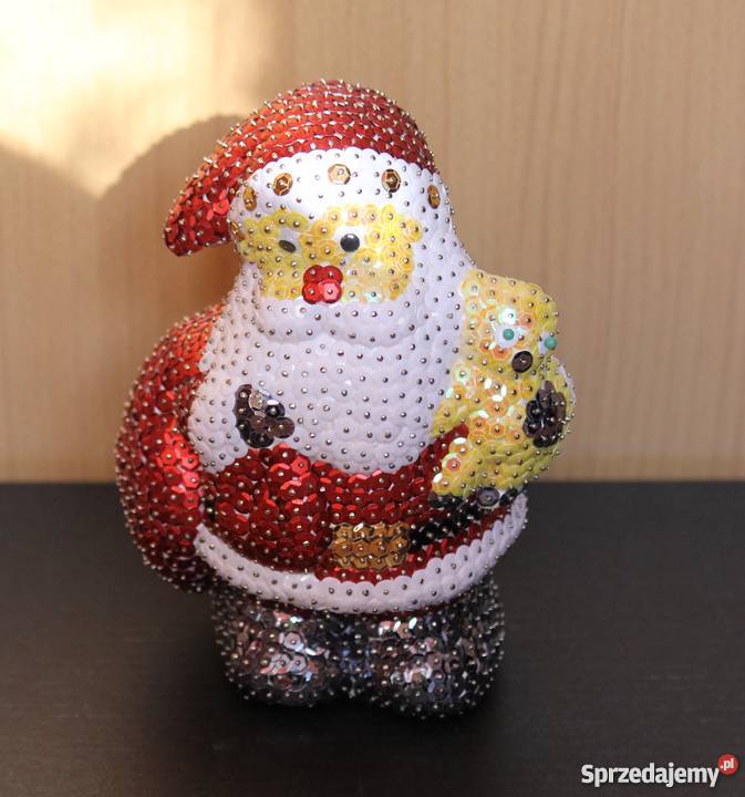 Mikołaje z cekinów ozdobyBoże