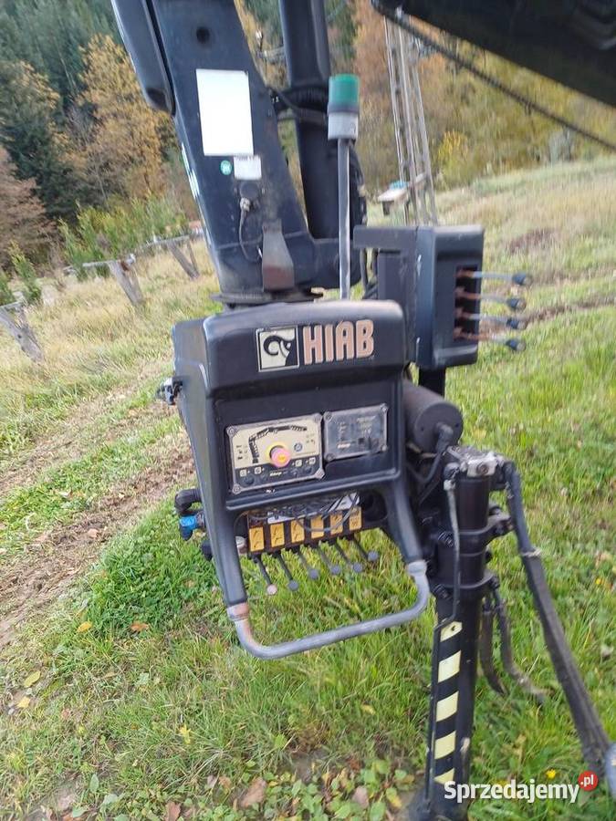 Dzwig hds Hiab 144k sterowany radiowo komplet z Zakliczyn