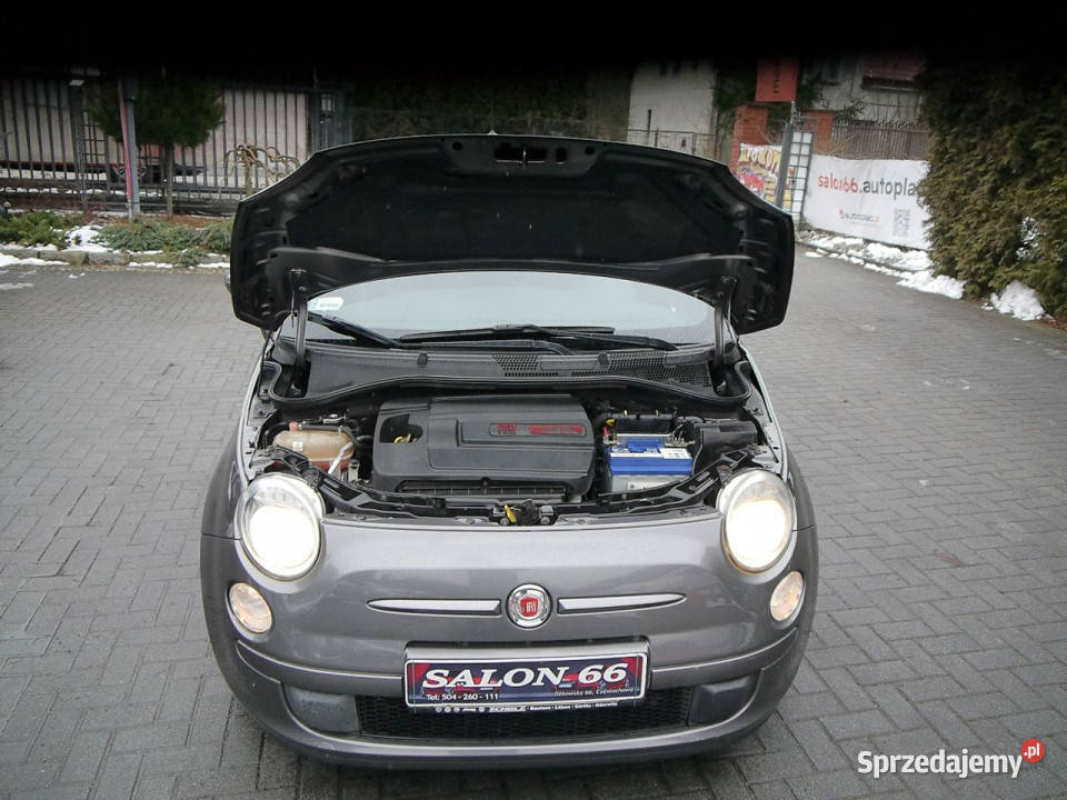 Fiat 500 14t Abarth Skóra Stan b bezwypadkowy z Częstochowa