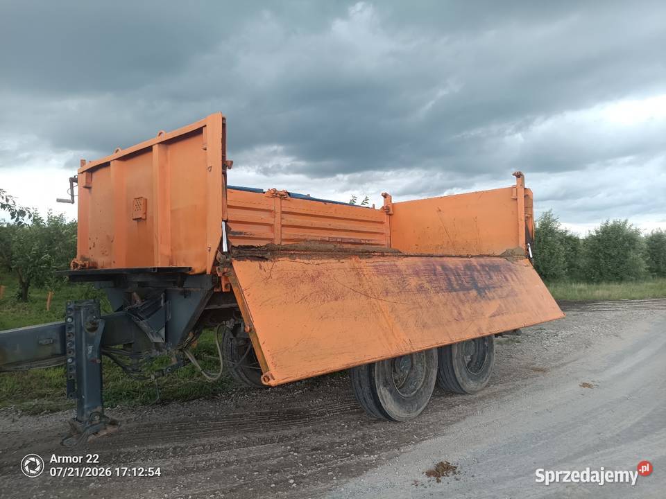 Przyczepa tandem z hydroburtą Rok produkcji 1998 Sochaczew