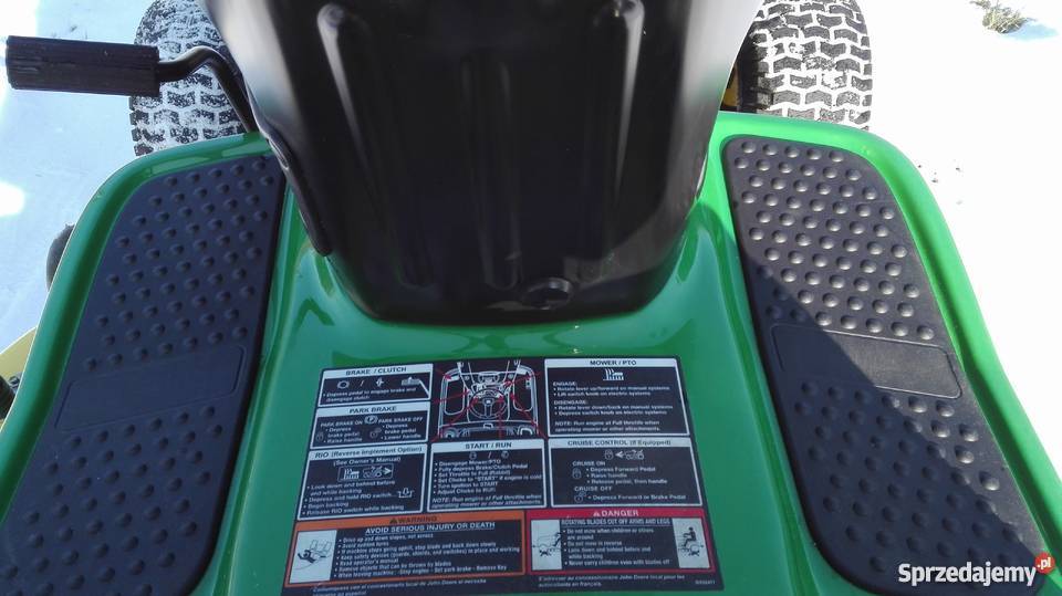 Kosiarka Traktorek John Deere LA105 195 małopolskie Radłów