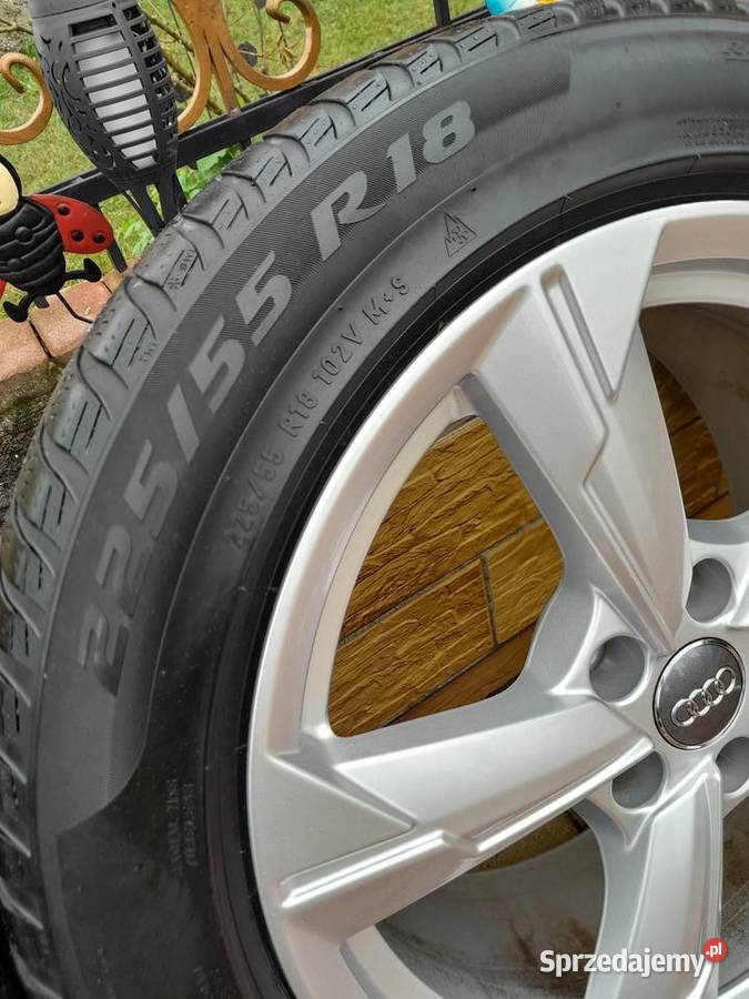 Alufelgi z oponami Zimowe 5x112 R18 Audii Samochodowe Bogoria sprzedam
