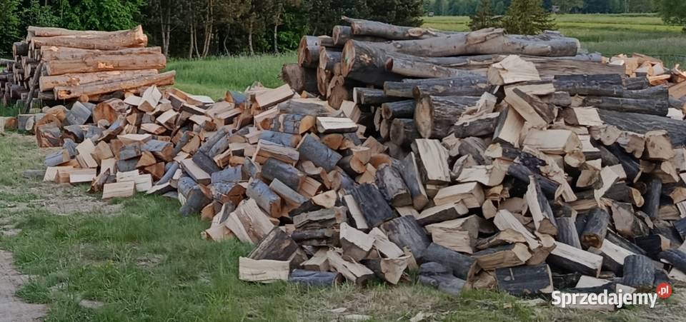 Drewno kominkowe bukowe jaworowe opał opałowe Buczkowice