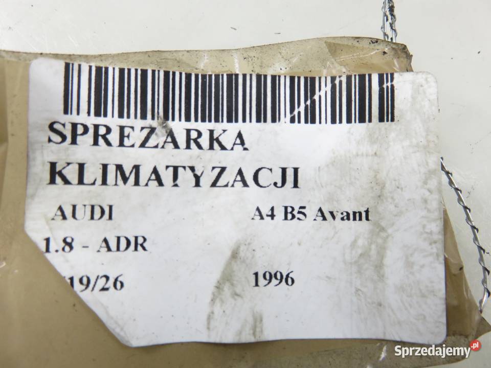 KOMPRESOR KLIMATYZACJI AUDI A4 B5 18 8D0260805D małopolskie