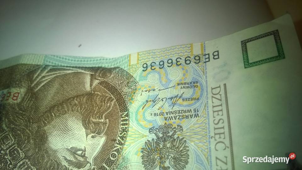 orginalny banknot kolekcjonerski 10zl Kraków sprzedam