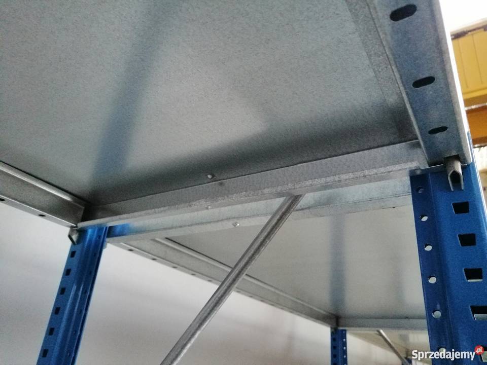 REGAŁ magazynowy metalowy półkowy WYSOKI 450 Dzierżoniów