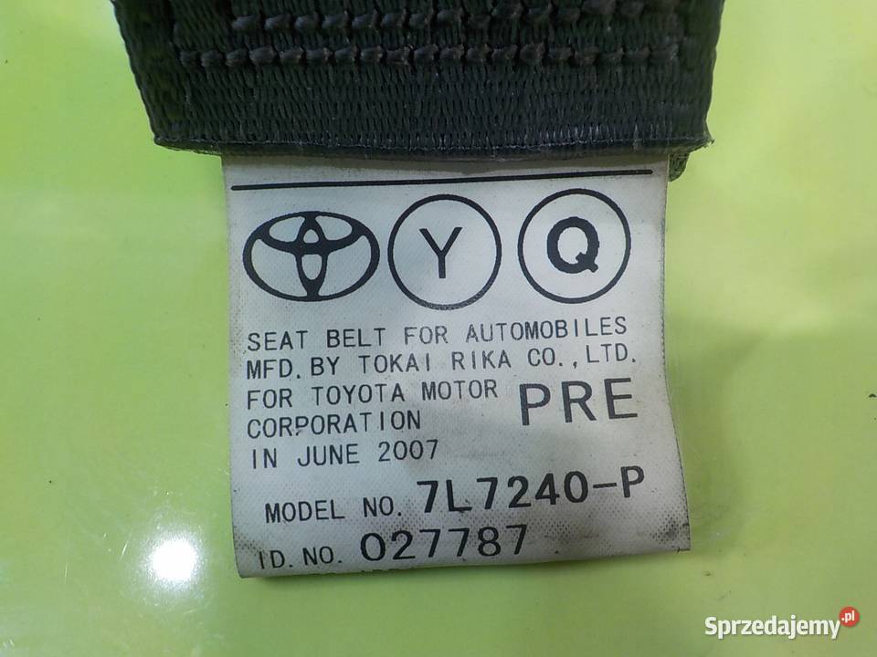 TOYOTA PRIUS II 15 VVTI 07r HB 5D pas Suków