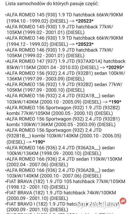 Czujnik ciśnienia doładowania silnika alfa Volvo Rok produkcji 2002 Biszcza sprzedam