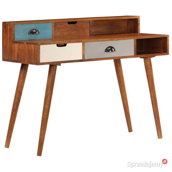 Biurko 110x50x90 lite drewno akacjowe WM247937 Warszawa