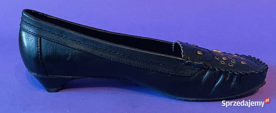 Czarne damskie baleriny rozmiar 36 Balerinki Żyrardów