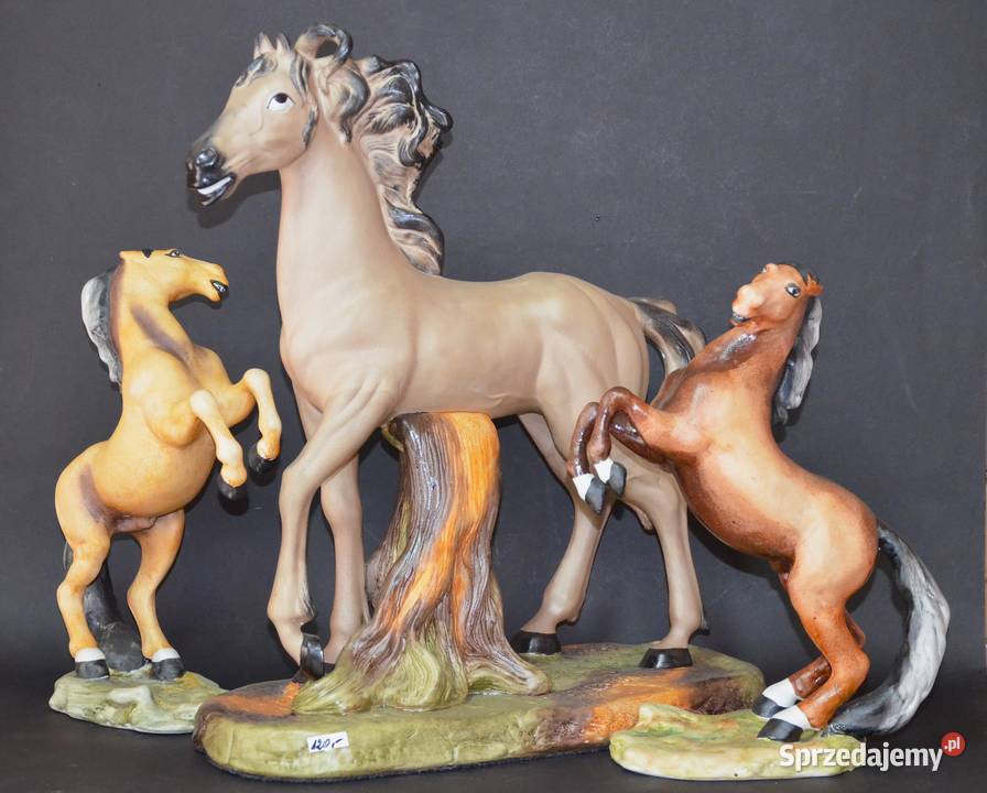 Koń figurka porcelanowa Nofi Alba Iulia 45 Środa Wielkopolska