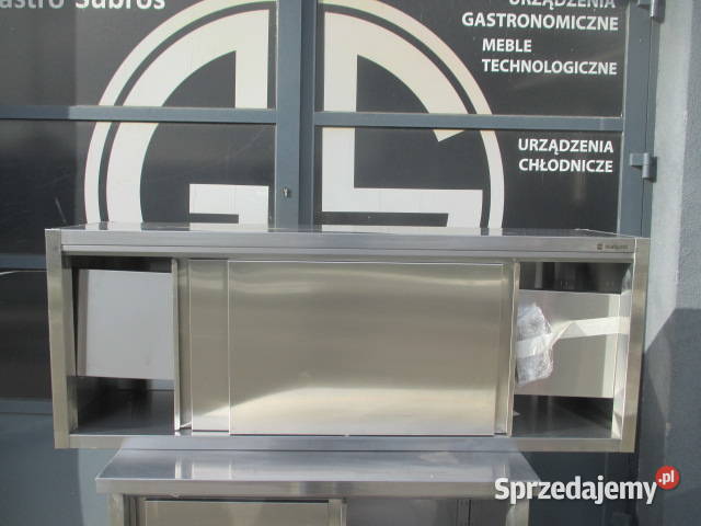 NOWA Szafka Wisząca Stal Nierdzewna Drzwi Suwane Ostrów Wielkopolski