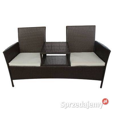vidaXL Dwuosobowa sofa ogrodowa ze stolikiem mazowieckie Warszawa