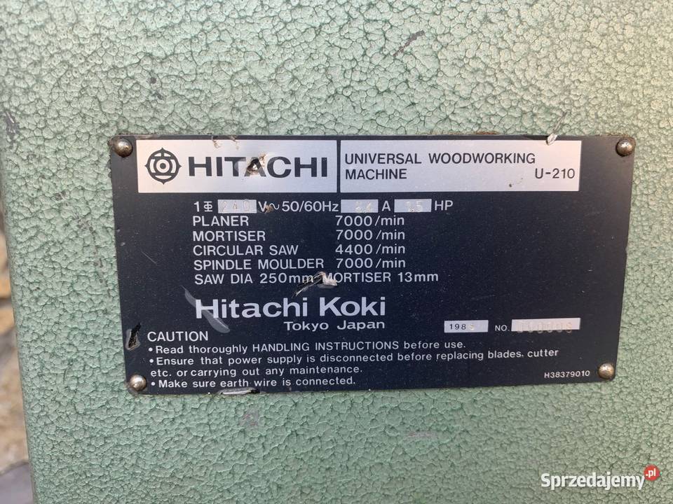 Maszyna wieloczynnościowa do drewna HITACHI sprzedam